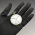 circa 1939 vintage omega pocket watch silver plated open face working fine